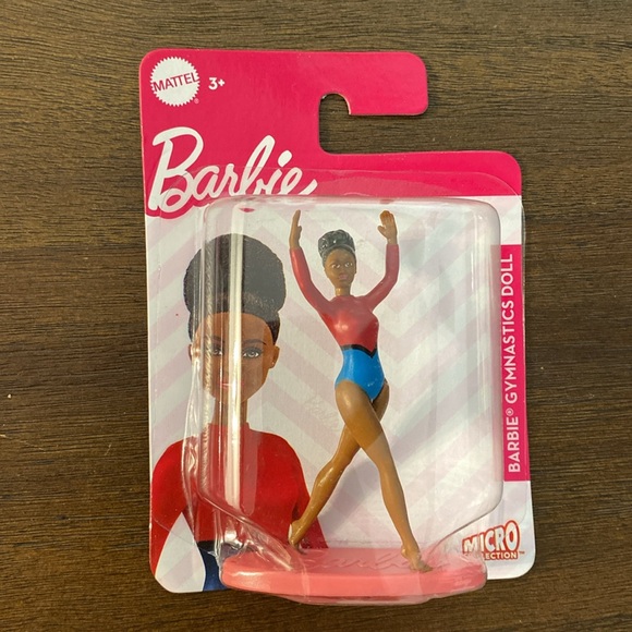 (5) 2.5” Barbie Mini Sports Figures Basketball Baseball Soccer Tennis Gymnastics - Picture 6 of 6